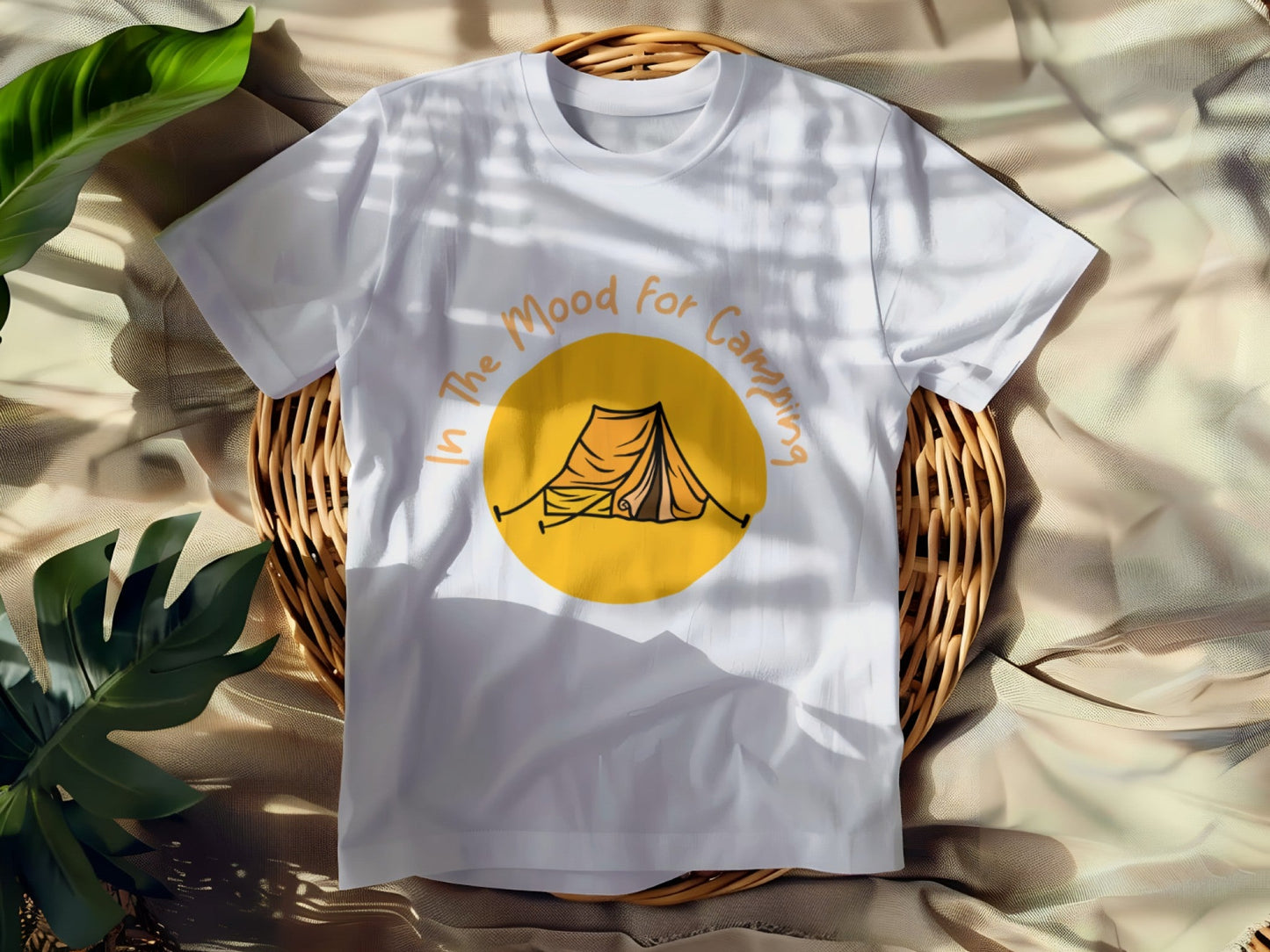 In The Mood for Camping T-shirt (White)