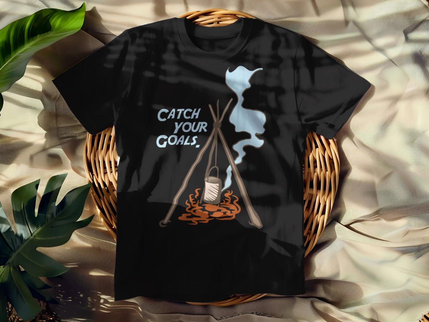 Catch Your Goals Camping T-shirt