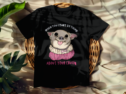 Funny About Your Crush T-shirt - Graphic About Your Crush Tee