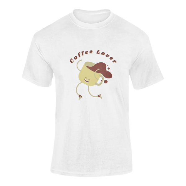 SPECIAL COFFEE LOVERS PRINT ☕❤️HALF SLEEVES SUPER COMFY UNISEX T-SHIRTS.