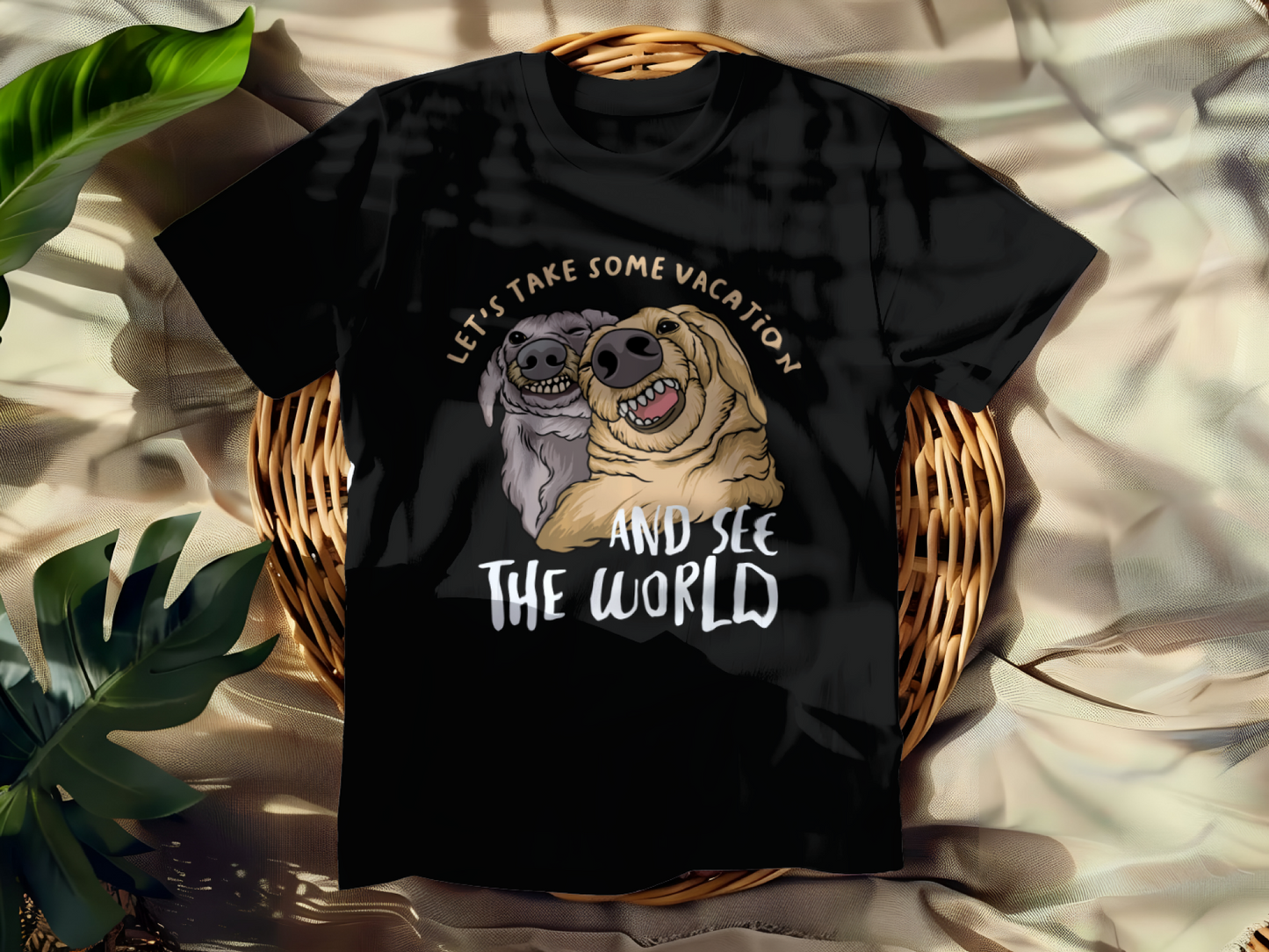 Funny Let's Take Some Vacation T-shirt - Graphic Let's Take Some Vacation Tee